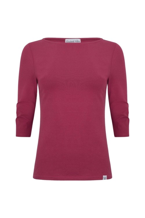 LÉA z rękawami 3:4 Beaujolais przód.jpg