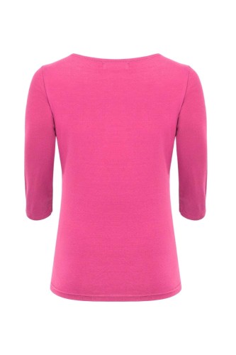 LÉA z rękawami 3:4 Shocking Pink tył.jpg