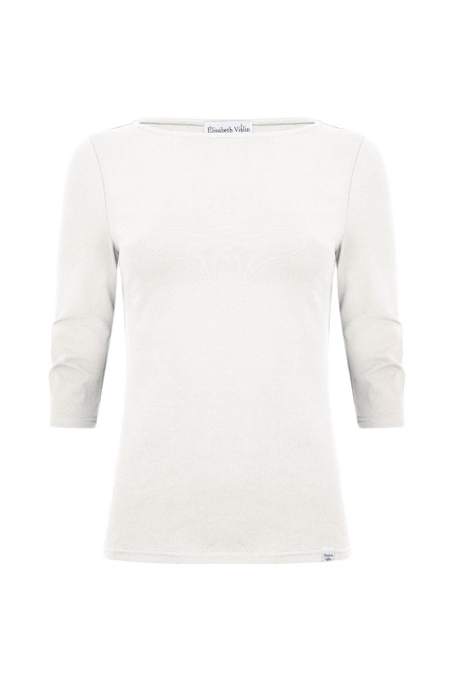 LÉA z rękawami 3:4 Star White przód.jpg