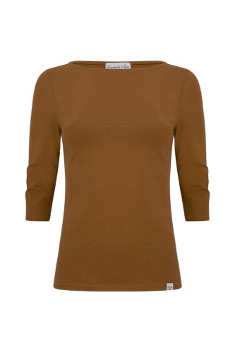 LÉA z rękawami 3:4 Toffee przód.jpg