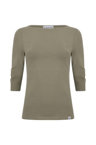 LÉA z rękawami 3:4 Vetiver przód.jpg