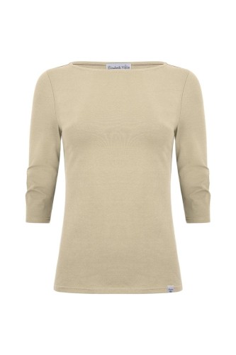 LÉA z rękawami 3:4 Brown Rice przód.jpg