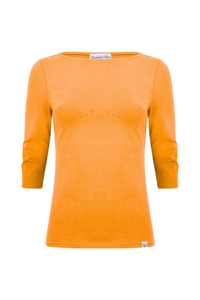 LÉA z rękawami 3:4 Blazing Orange przód.jpg