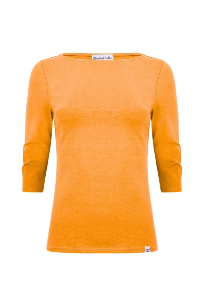 LÉA z rękawami 3:4 Blazing Orange przód.jpg