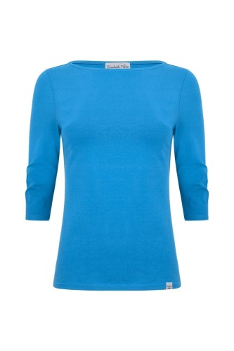 LÉA z rękawami 3:4 Swedish Blue przód.jpg