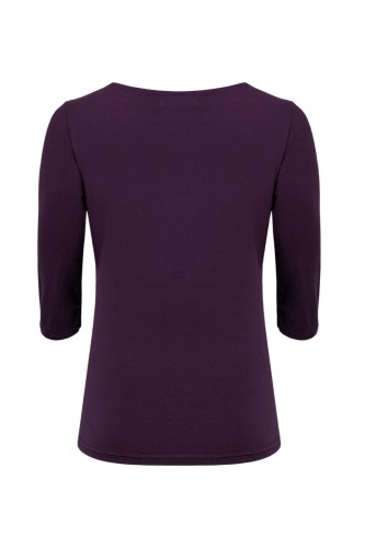 LÉA z rękawami 3:4 Plum Purple tył.jpg