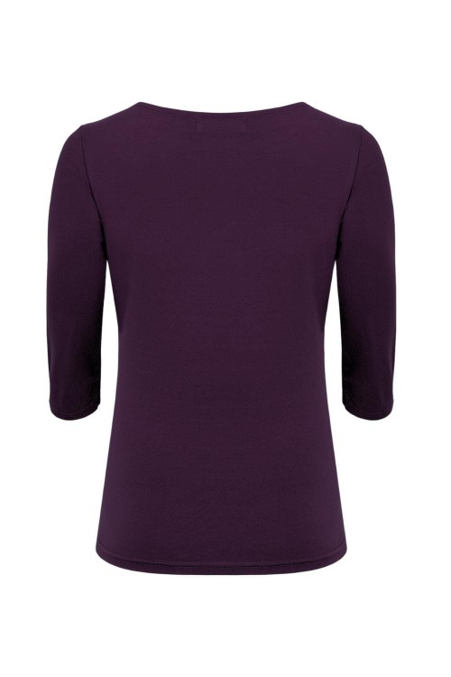 LÉA z rękawami 3:4 Plum Purple tył.jpg