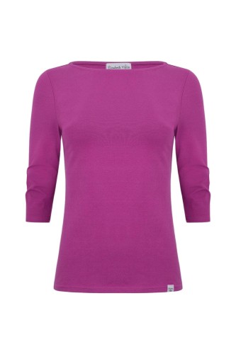 LÉA z rękawami 3:4 Festival Fuchsia przód.jpg