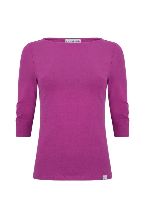 LÉA z rękawami 3:4 Festival Fuchsia przód.jpg