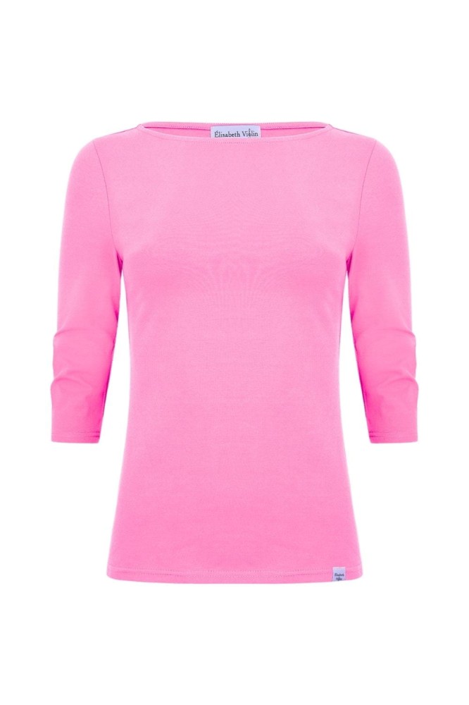 LÉA z rękawami 3:4 Aurora Pink przód.jpg