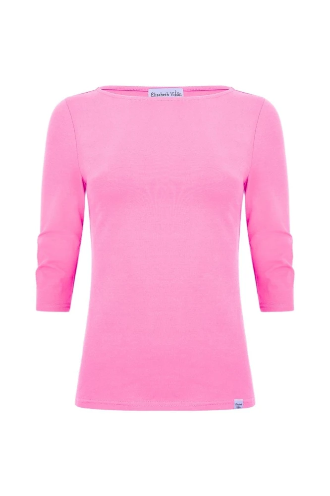 LÉA z rękawami 3:4 Aurora Pink przód.jpg