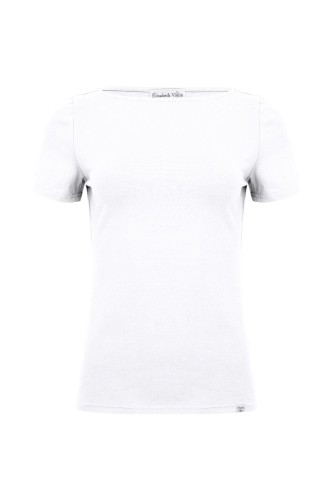 LÉA z krótkimi rękawami Brilliant White przód.jpg