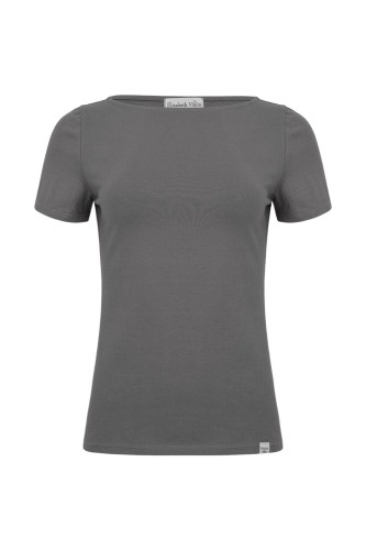 LÉA z krótkimi rękawami Charcoal Gray przód.jpg