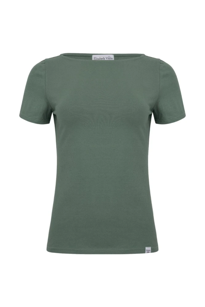 LÉA z krótkimi rękawami Balsam Green przód.jpg