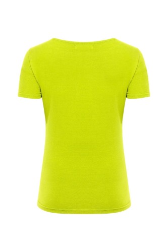 LÉA z krótkimi rękawami Bright Chartreuse tył.jpg