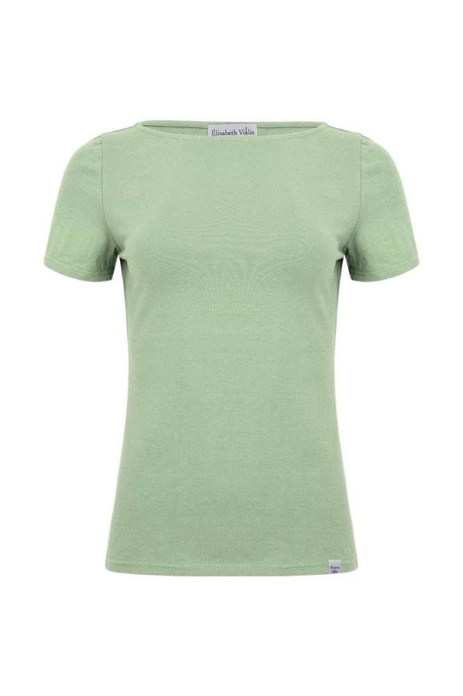 LÉA z krótkimi rękawami Iceberg Green przód.jpg