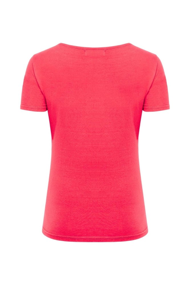 LÉA z krótkimi rękawami Rouge Red tył.jpg