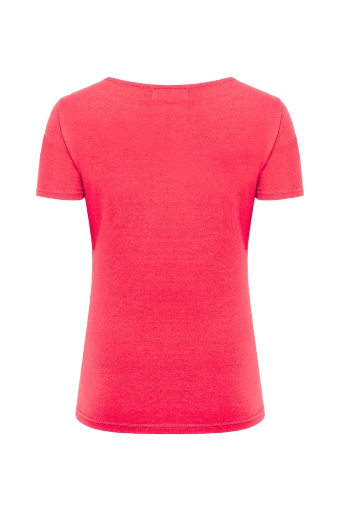 LÉA z krótkimi rękawami Rouge Red tył.jpg