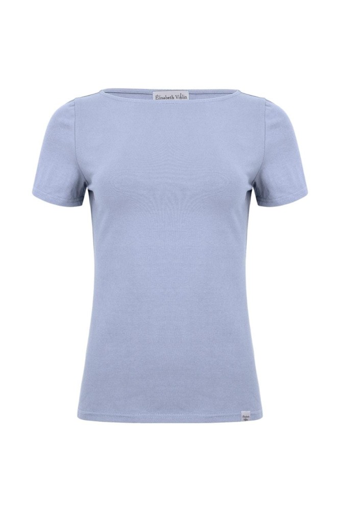 LÉA z krótkimi rękawami Faded Denim przód.jpg