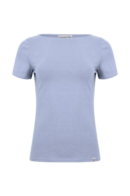 LÉA z krótkimi rękawami Faded Denim przód.jpg