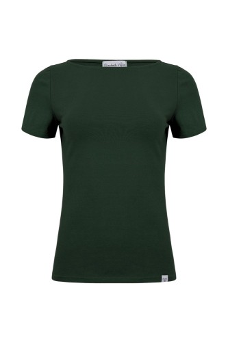 LÉA z krótkimi rękawami Darkest Spruce przód.jpg