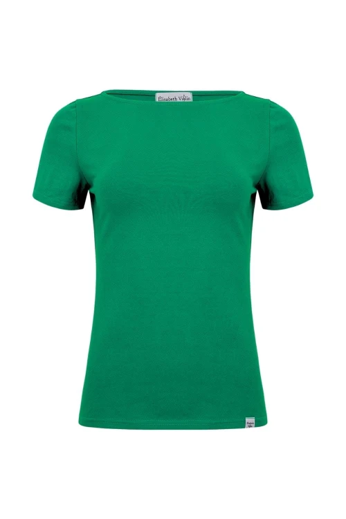 LÉA z krótkimi rękawami Deep Green przód.jpg