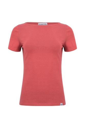 LÉA z krótkimi rękawami Garnet Rose przód.jpg