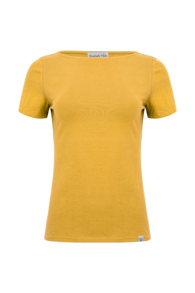 LÉA z krótkimi rękawami Mineral Yellow przód.jpg