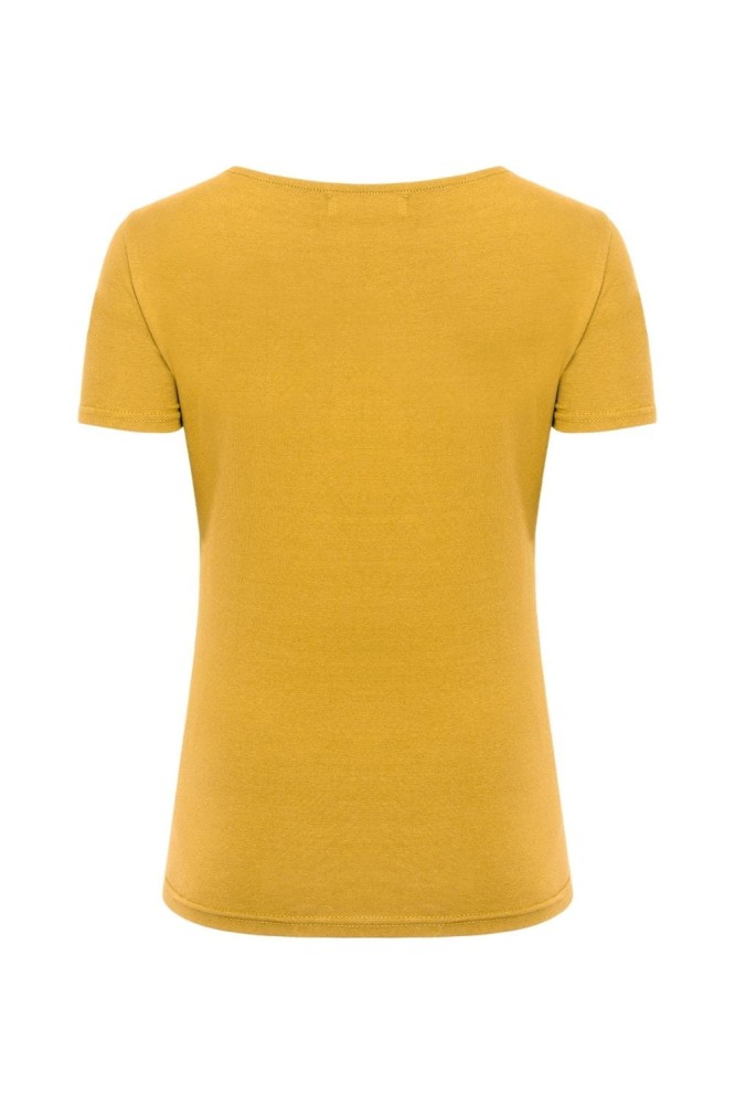 LÉA z krótkimi rękawami Mineral Yellow tył.jpg