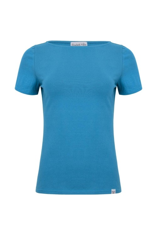 LÉA z krótkimi rękawami Vivid Blue przód.jpg