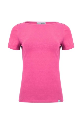 LÉA z krótkimi rękawami Shocking Pink przód.jpg