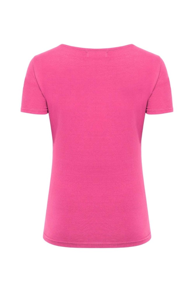 LÉA z krótkimi rękawami Shocking Pink tył.jpg