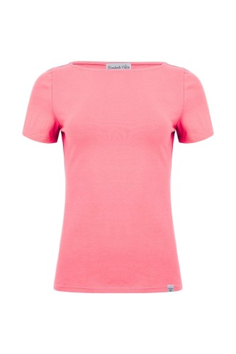 LÉA z krótkimi rękawami Geranium Pink przód.jpg