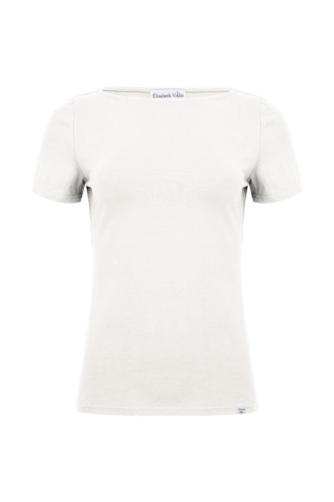 LÉA z krótkimi rękawami Star White przód.jpg