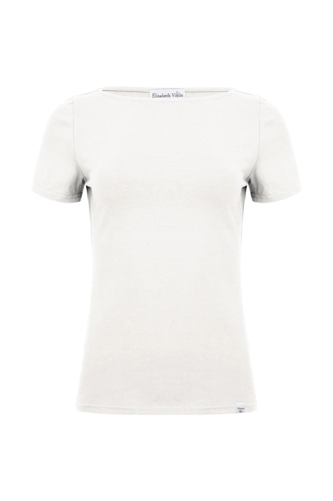 LÉA z krótkimi rękawami Star White przód.jpg