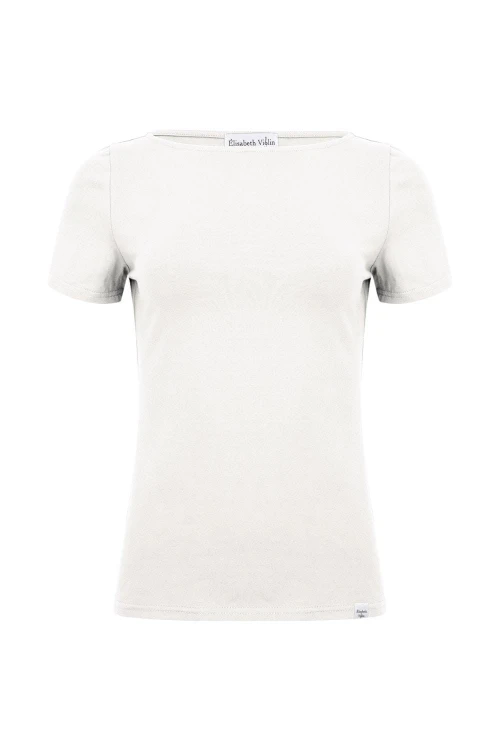 LÉA z krótkimi rękawami Star White przód.jpg