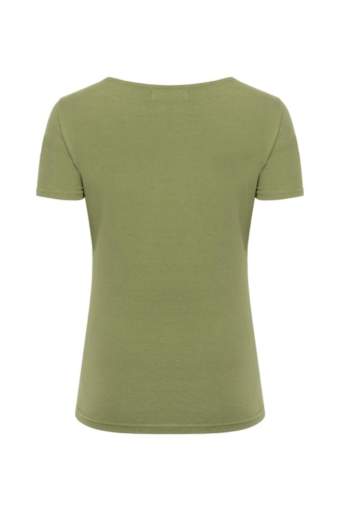 LÉA z krótkimi rękawami Oil Green tył.jpg