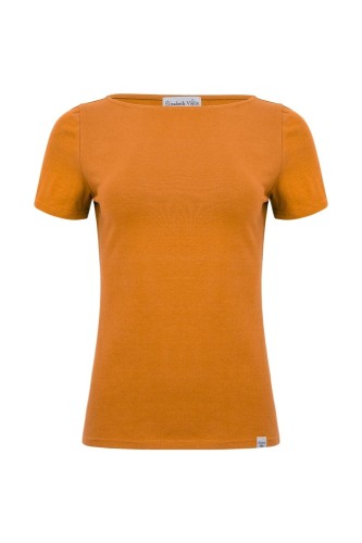 LÉA z krótkimi rękawami Golden Ochre przód.jpg