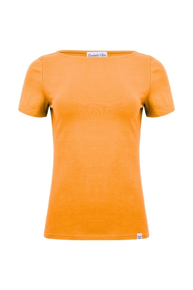 LÉA z krótkimi rękawami Blazing Orange przód.jpg