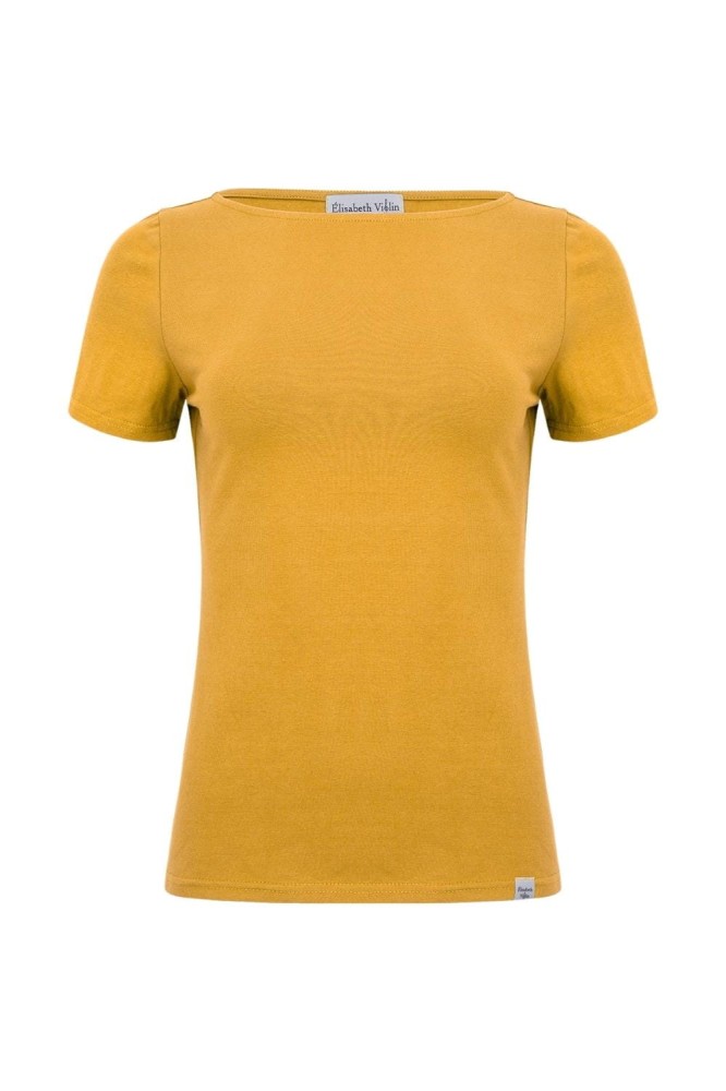 LÉA z krótkimi rękawami Bright Gold przód.jpg