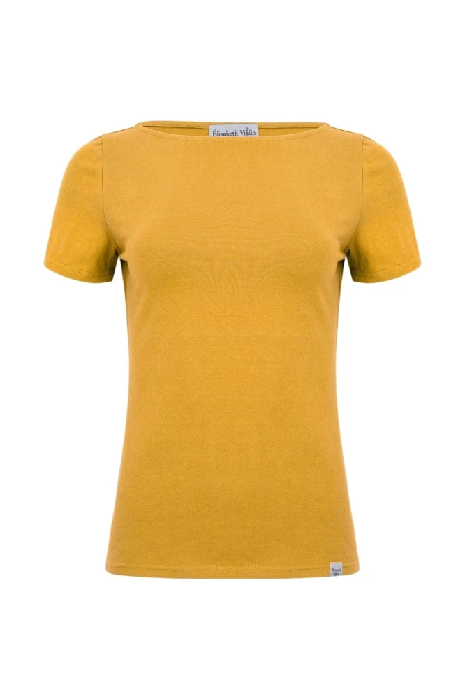 LÉA z krótkimi rękawami Bright Gold przód.jpg