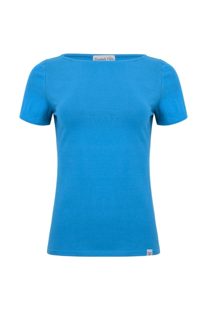 LÉA z krótkimi rękawami Swedish Blue przód.jpg