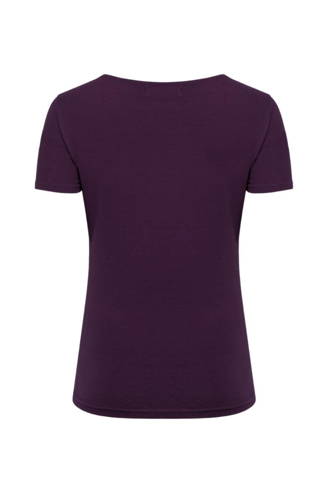LÉA z krótkimi rękawami Plum Purple tył.jpg