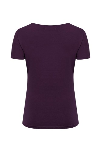 LÉA z krótkimi rękawami Plum Purple tył.jpg