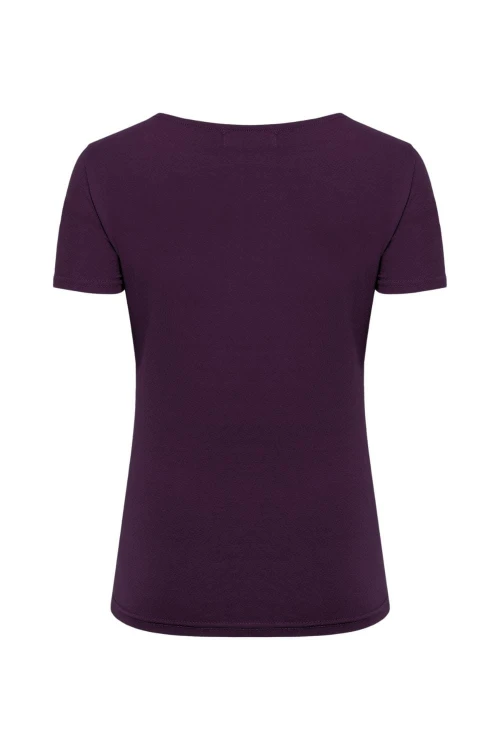 LÉA z krótkimi rękawami Plum Purple tył.jpg