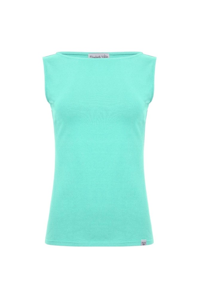 LÉA bez rękawków Blue Turquoise przód.jpg