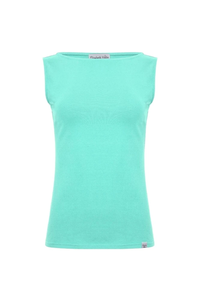 LÉA bez rękawków Blue Turquoise przód.jpg