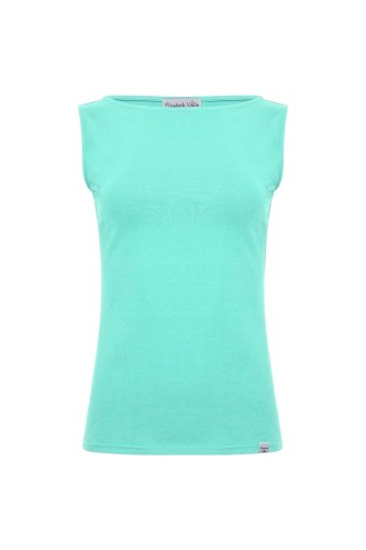 LÉA bez rękawków Blue Turquoise przód.jpg