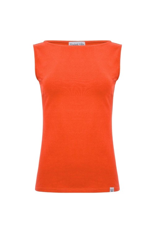 LÉA bez rękawków Flame Scarlet przód.jpg