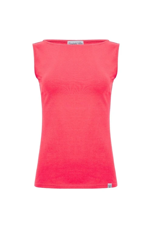 LÉA bez rękawków Rouge Red przód.jpg